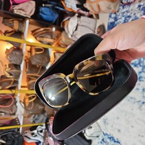 Balenciaga Sunnies with coach case